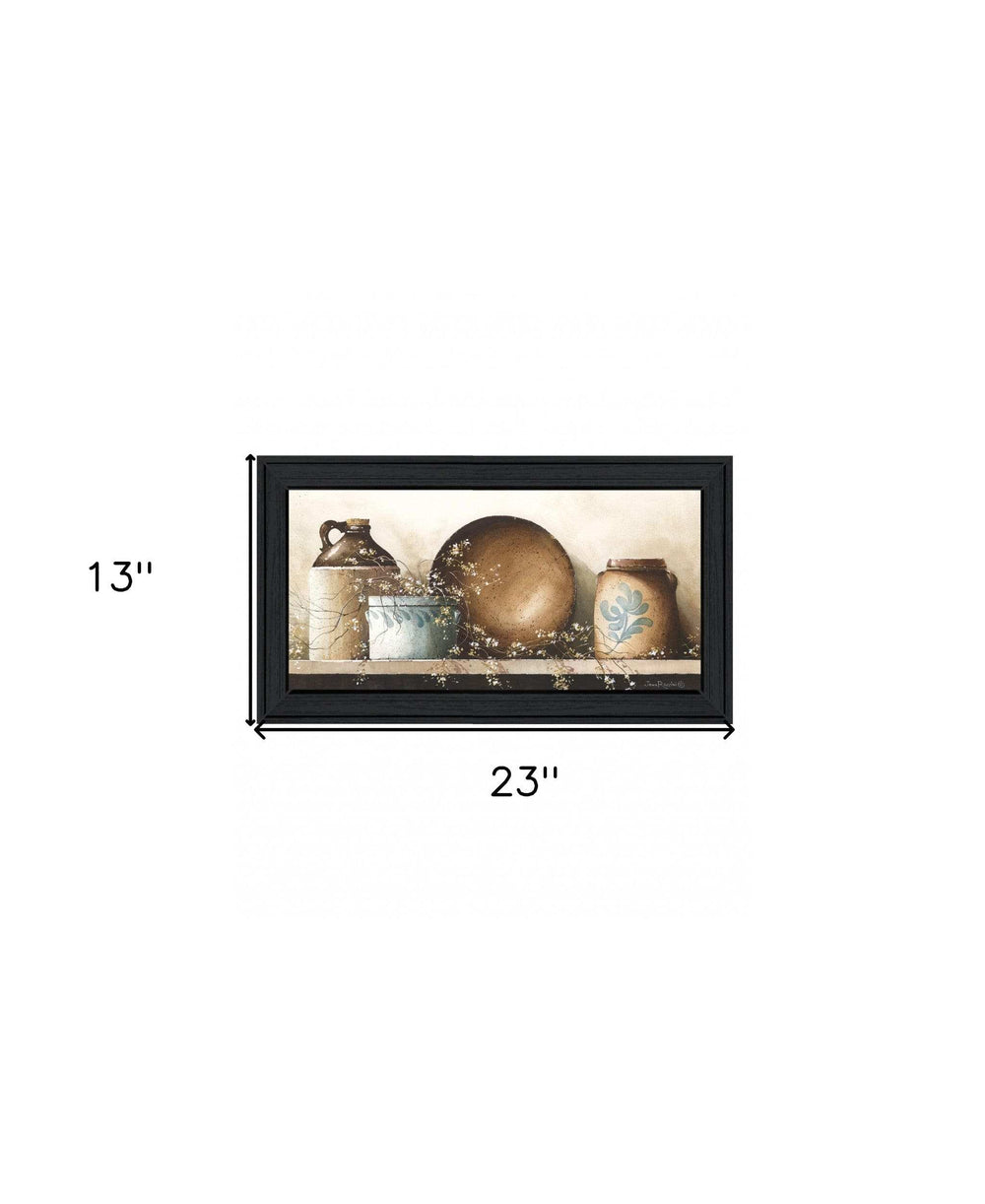 Shelf Life Too 1 Black Framed Print Wall Art - Homeroots - Flyclothing LLC