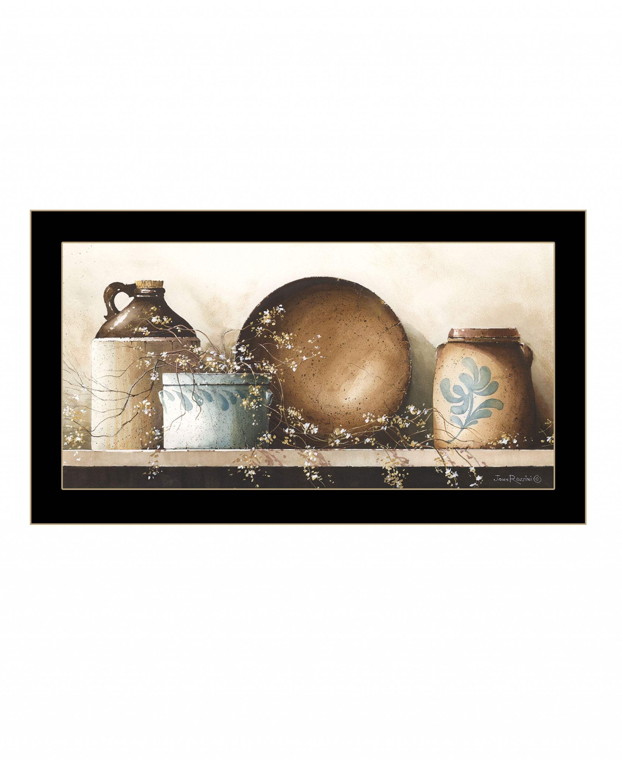Shelf Life Too 2 Black Framed Print Wall Art - Homeroots - Flyclothing LLC