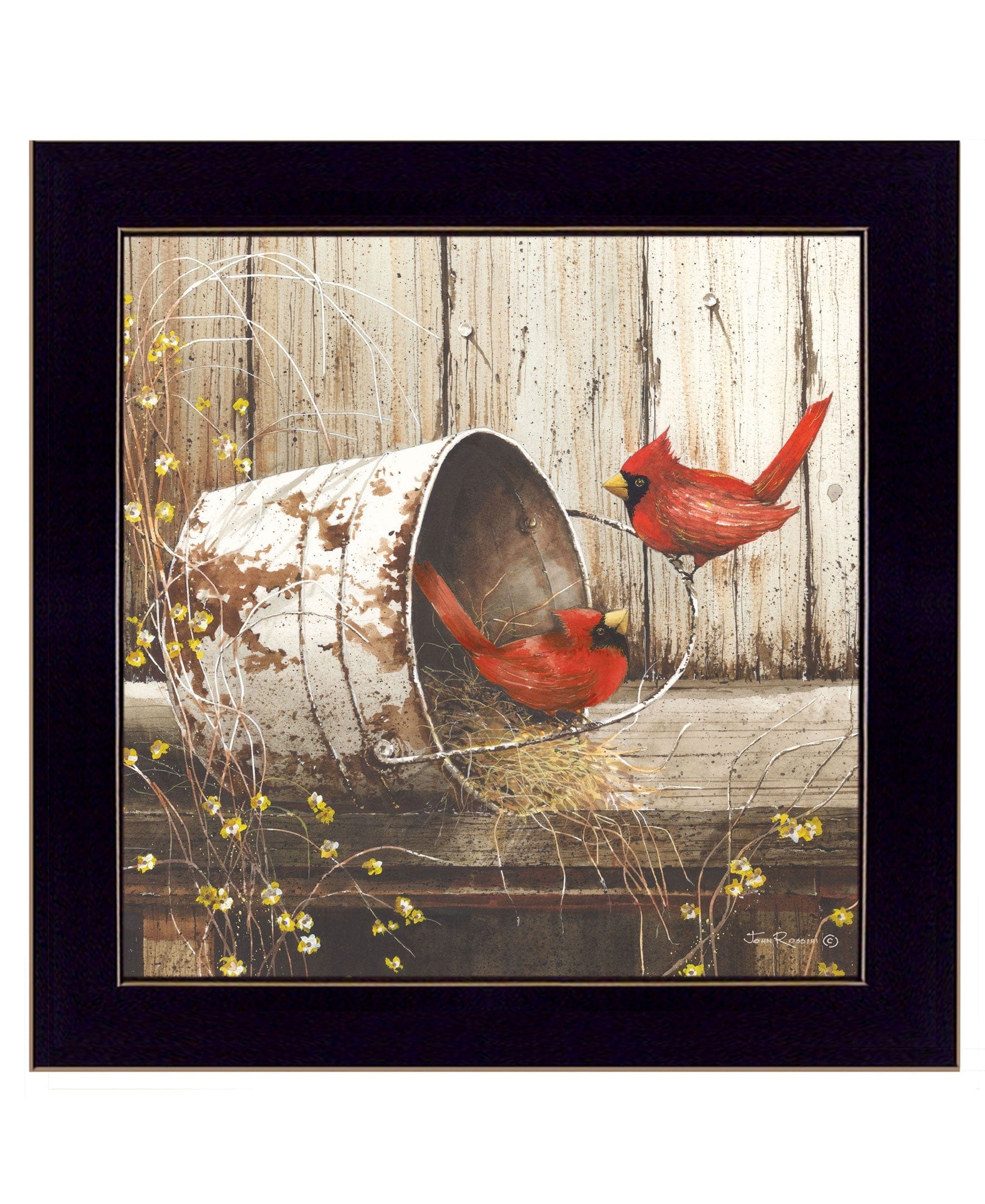 Playing Around 2 Black Framed Print Wall Art - Homeroots