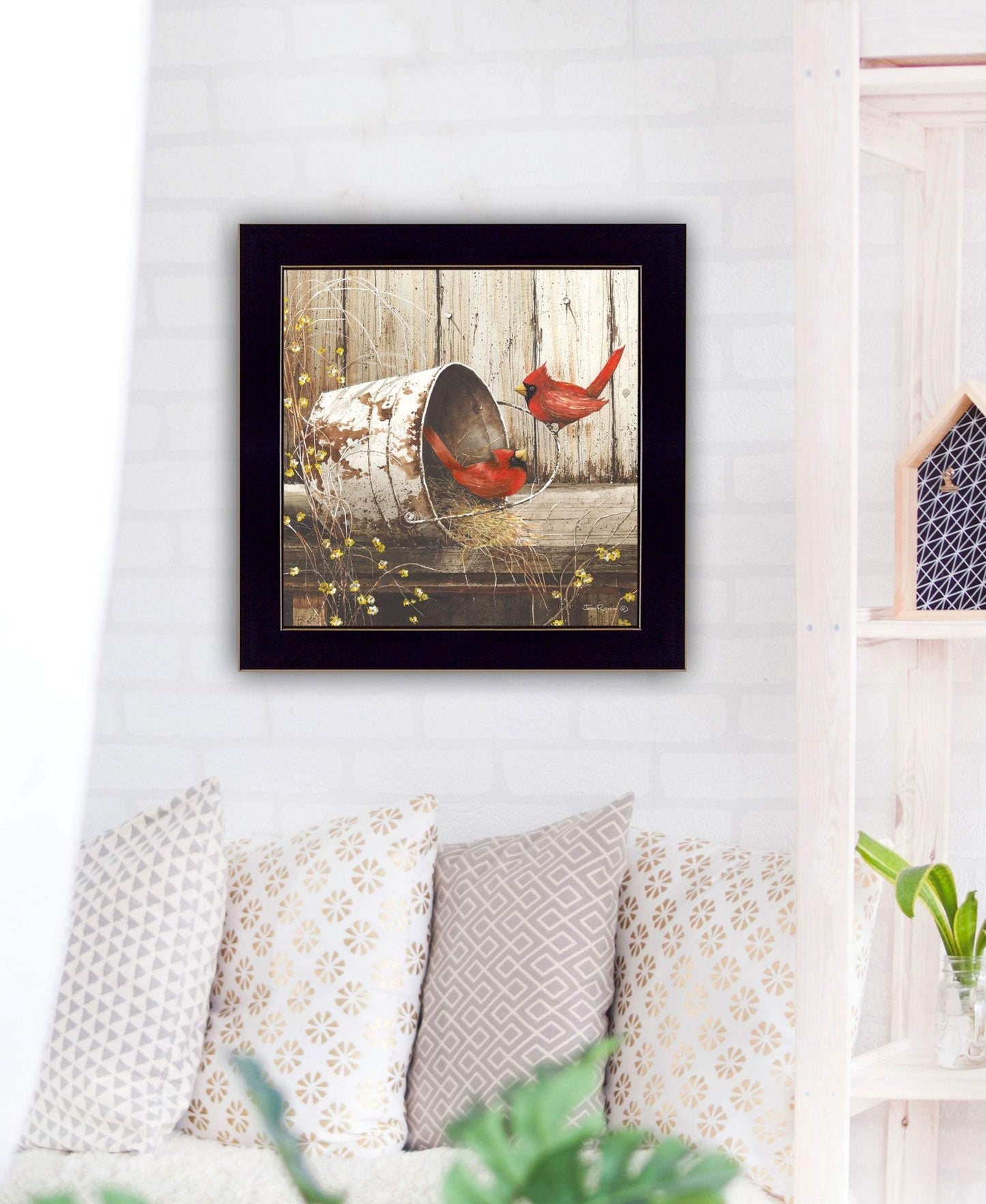 Playing Around 2 Black Framed Print Wall Art - Homeroots - Flyclothing LLC