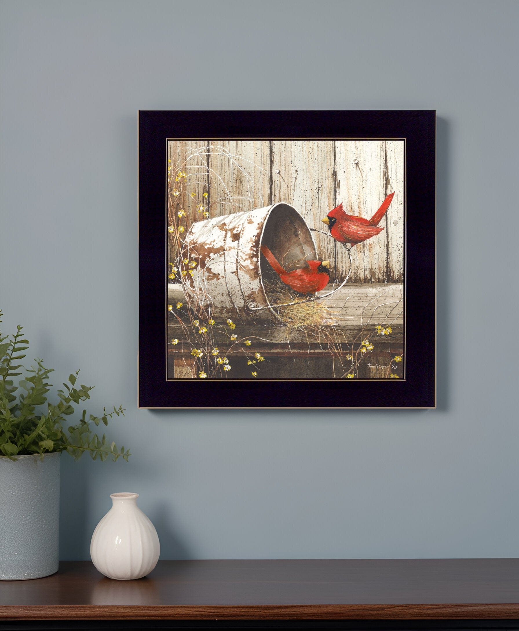 Playing Around 2 Black Framed Print Wall Art - Homeroots