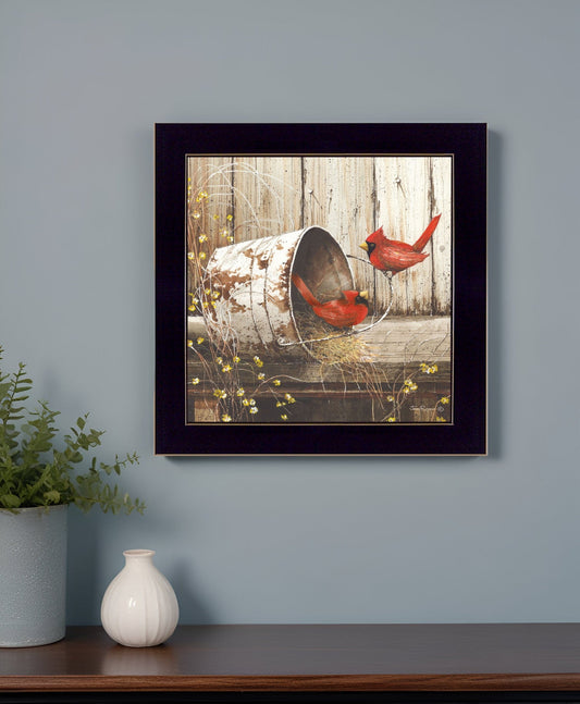 Playing Around 2 Black Framed Print Wall Art - Homeroots