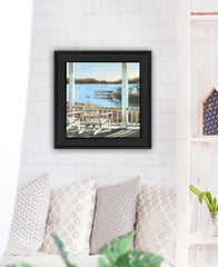 Harbor View 1 Black Framed Print Wall Art - Homeroots