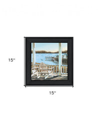 Harbor View 1 Black Framed Print Wall Art - Homeroots