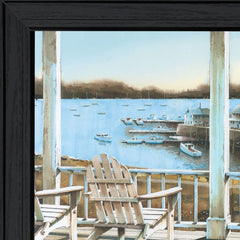 Harbor View 1 Black Framed Print Wall Art - Homeroots