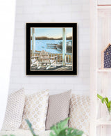 Harbor View 2 Black Framed Print Wall Art - Homeroots - Flyclothing LLC