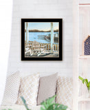 Harbor View 2 Black Framed Print Wall Art - Homeroots