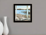 Harbor View 2 Black Framed Print Wall Art - Homeroots