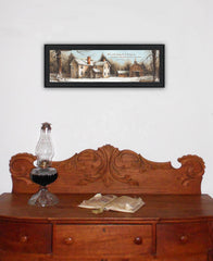 Peace In This Home Black Framed Print Wall Art - Homeroots