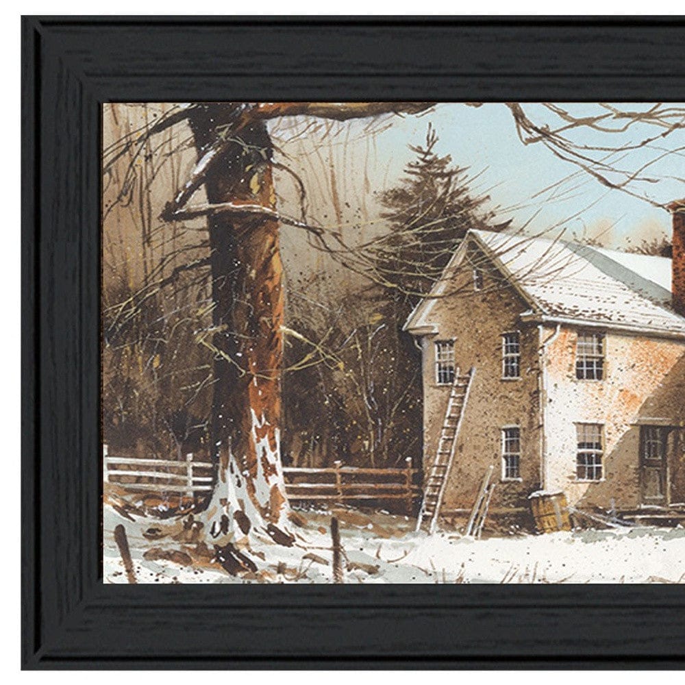 Peace In This Home Black Framed Print Wall Art - Homeroots