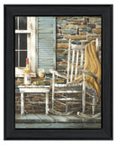 Reflecting Time Black Framed Print Wall Art - Homeroots