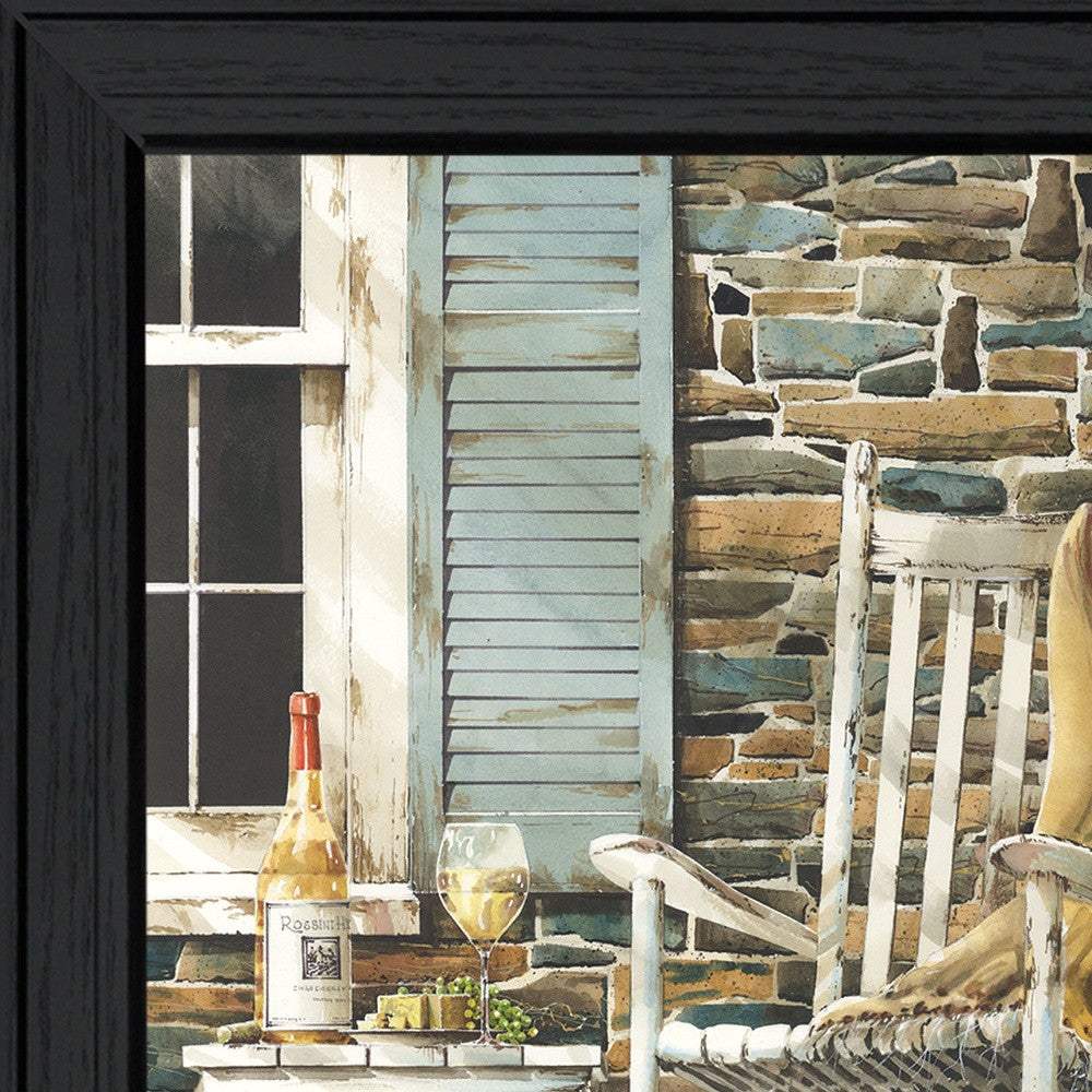 Reflecting Time Black Framed Print Wall Art - Homeroots - Flyclothing LLC