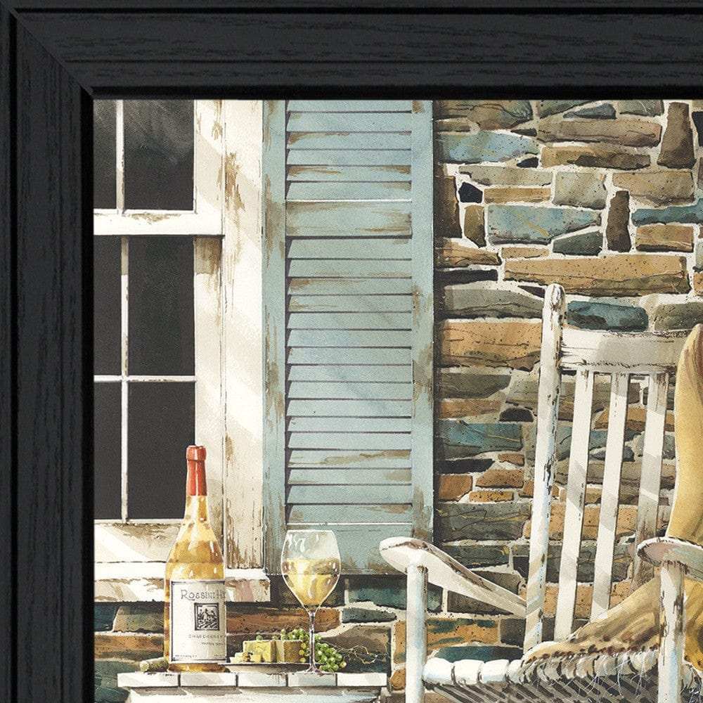 Reflecting Time Black Framed Print Wall Art - Homeroots - Flyclothing LLC