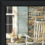 Reflecting Time Black Framed Print Wall Art - Homeroots