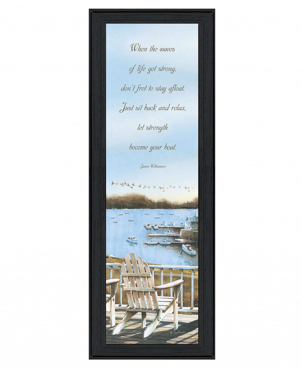 Strength 3 Black Framed Print Wall Art - Homeroots - Flyclothing LLC