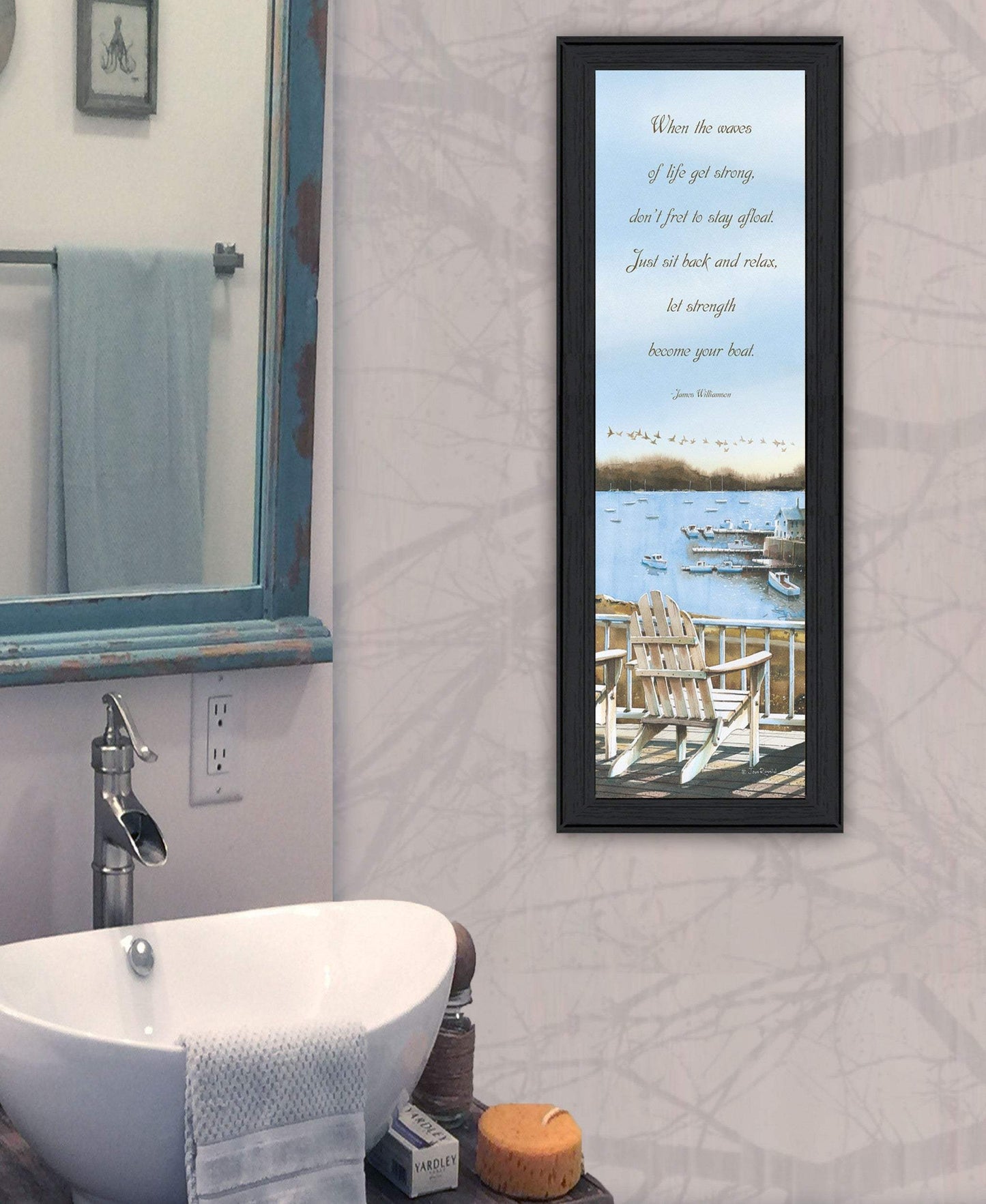 Strength 3 Black Framed Print Wall Art - Homeroots - Flyclothing LLC