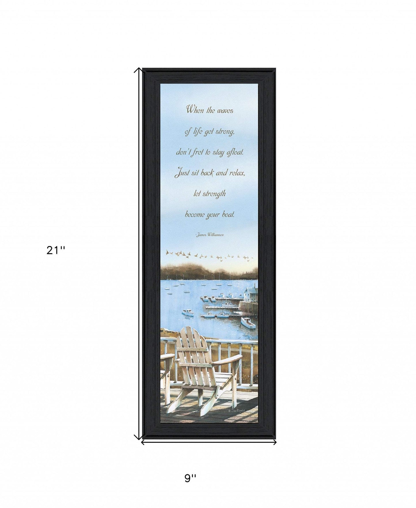 Strength 3 Black Framed Print Wall Art - Homeroots - Flyclothing LLC