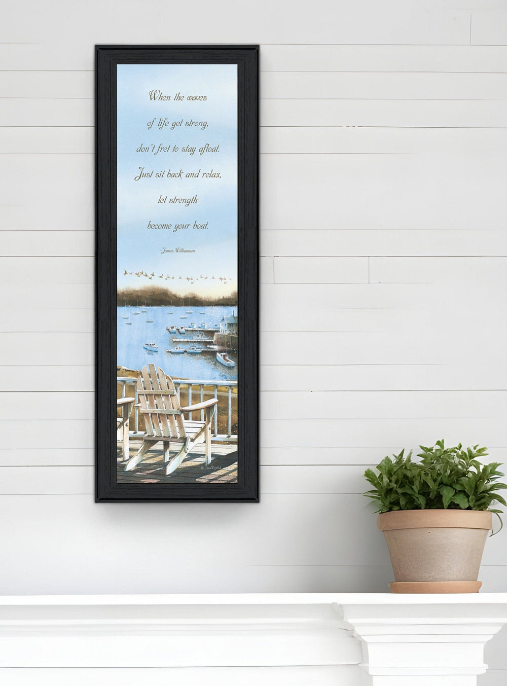Strength 3 Black Framed Print Wall Art - Homeroots