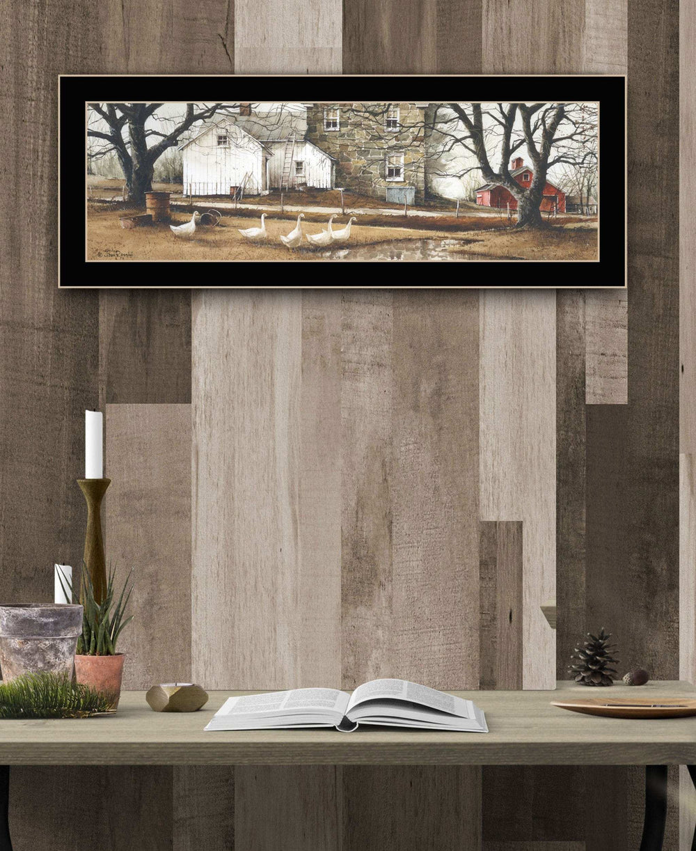 Puddle Jumpers 2 Black Framed Print Wall Art - Homeroots - Flyclothing LLC