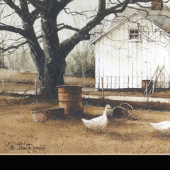Puddle Jumpers 2 Black Framed Print Wall Art - Homeroots