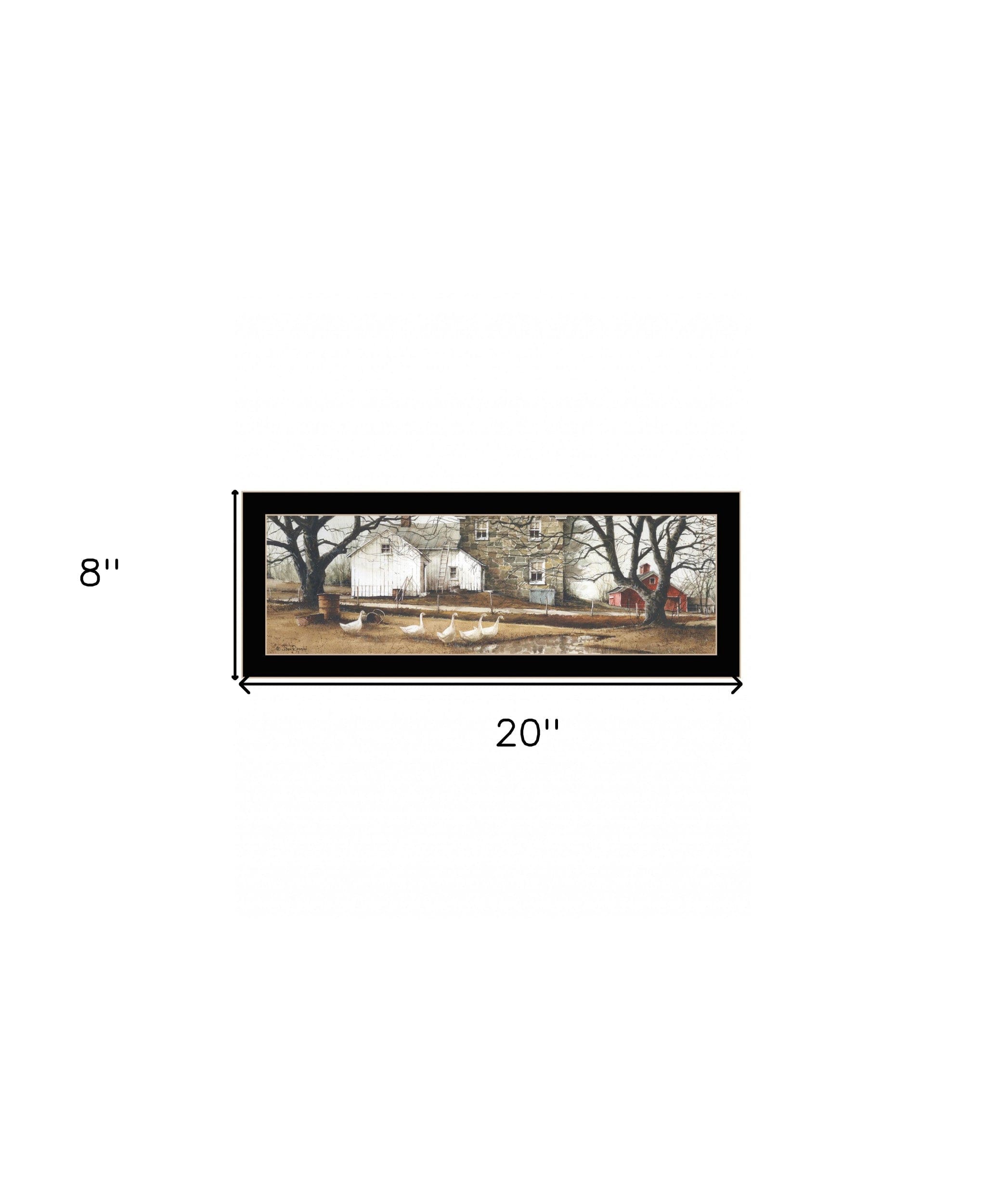 Puddle Jumpers 2 Black Framed Print Wall Art - Homeroots