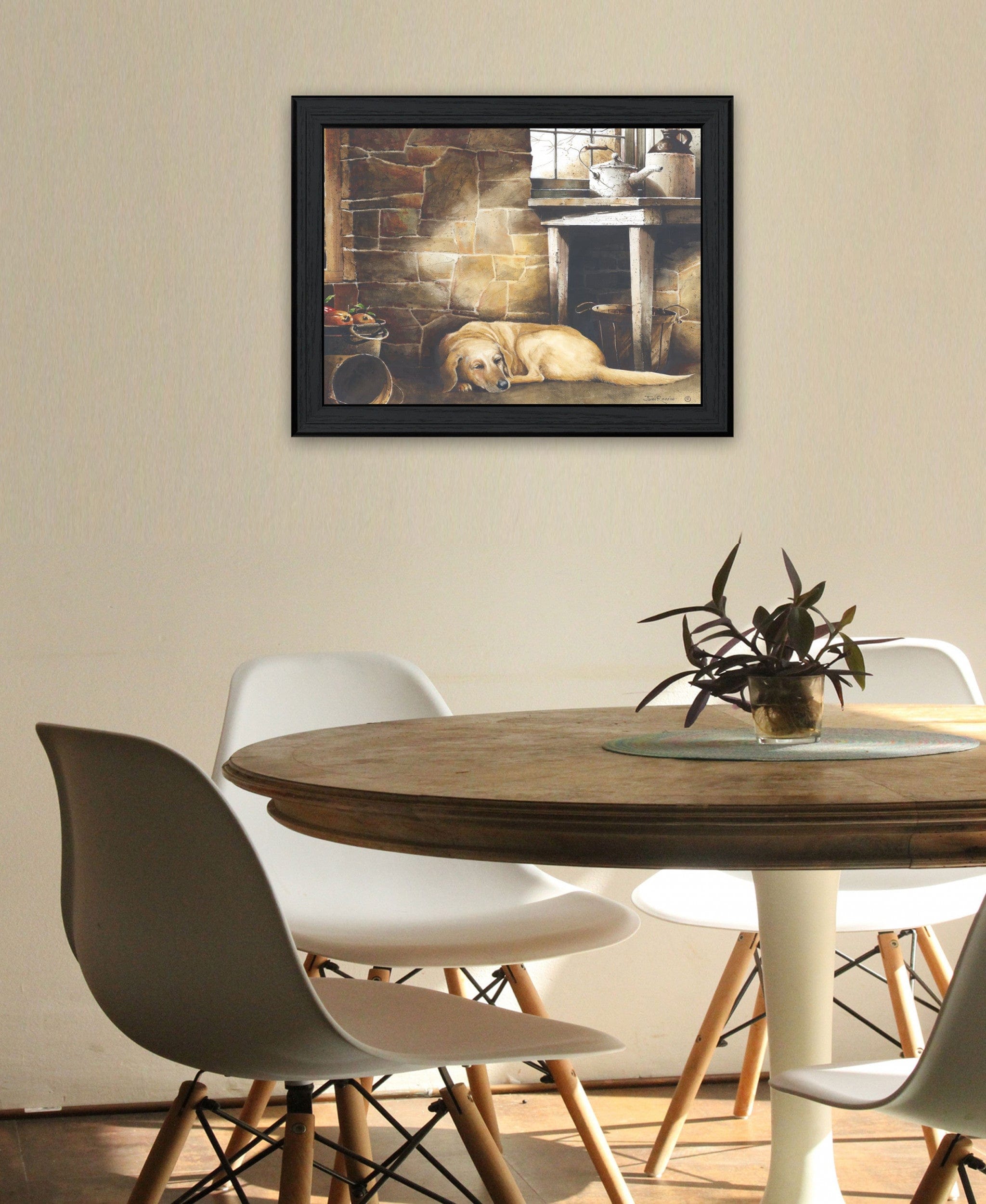 A quiet place Black Framed Print Wall Art - Homeroots