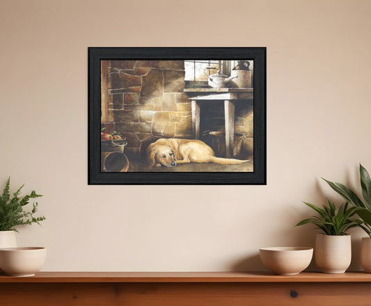 A quiet place Black Framed Print Wall Art - Homeroots
