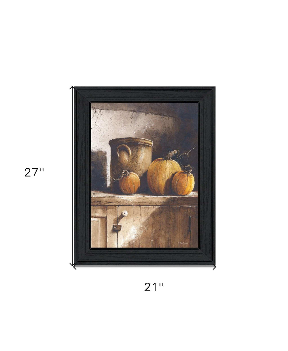 Crocks and Pumpkins Black Framed Print Wall Art - Homeroots - Flyclothing LLC