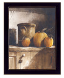 Crocks and Pumpkins 2 Black Framed Print Wall Art - Homeroots
