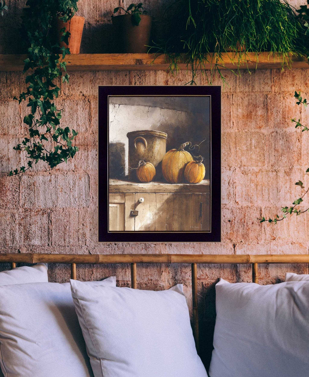 Crocks and Pumpkins 2 Black Framed Print Wall Art - Homeroots - Flyclothing LLC