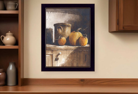 Crocks and Pumpkins 2 Black Framed Print Wall Art - Homeroots - Flyclothing LLC