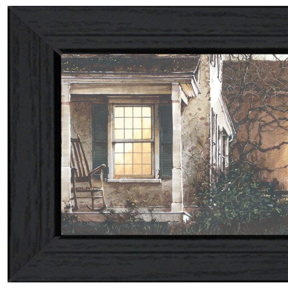 Approaching Dusk Black Framed Print Wall Art - Homeroots - Flyclothing LLC