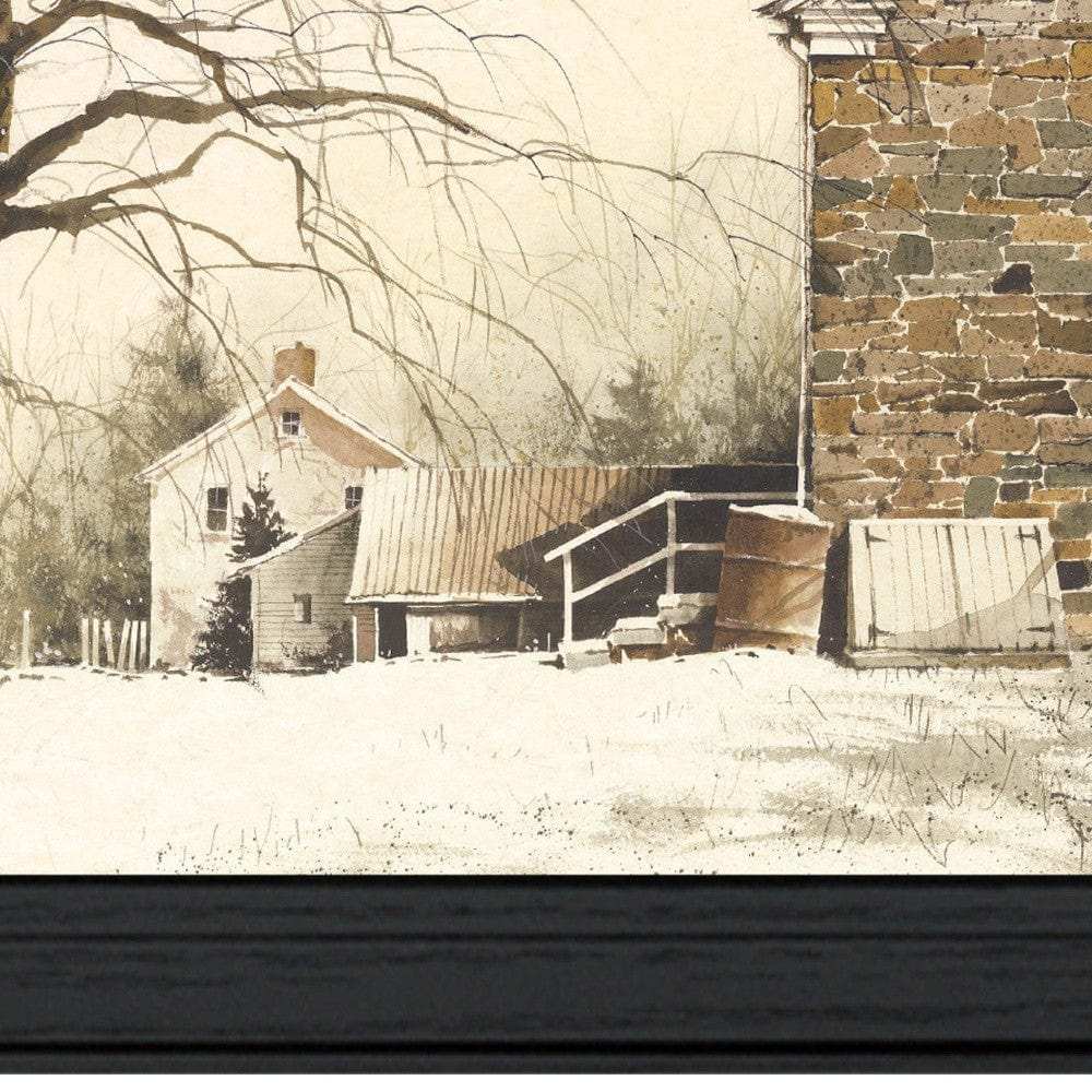 Back Door Black Framed Print Wall Art - Homeroots - Flyclothing LLC