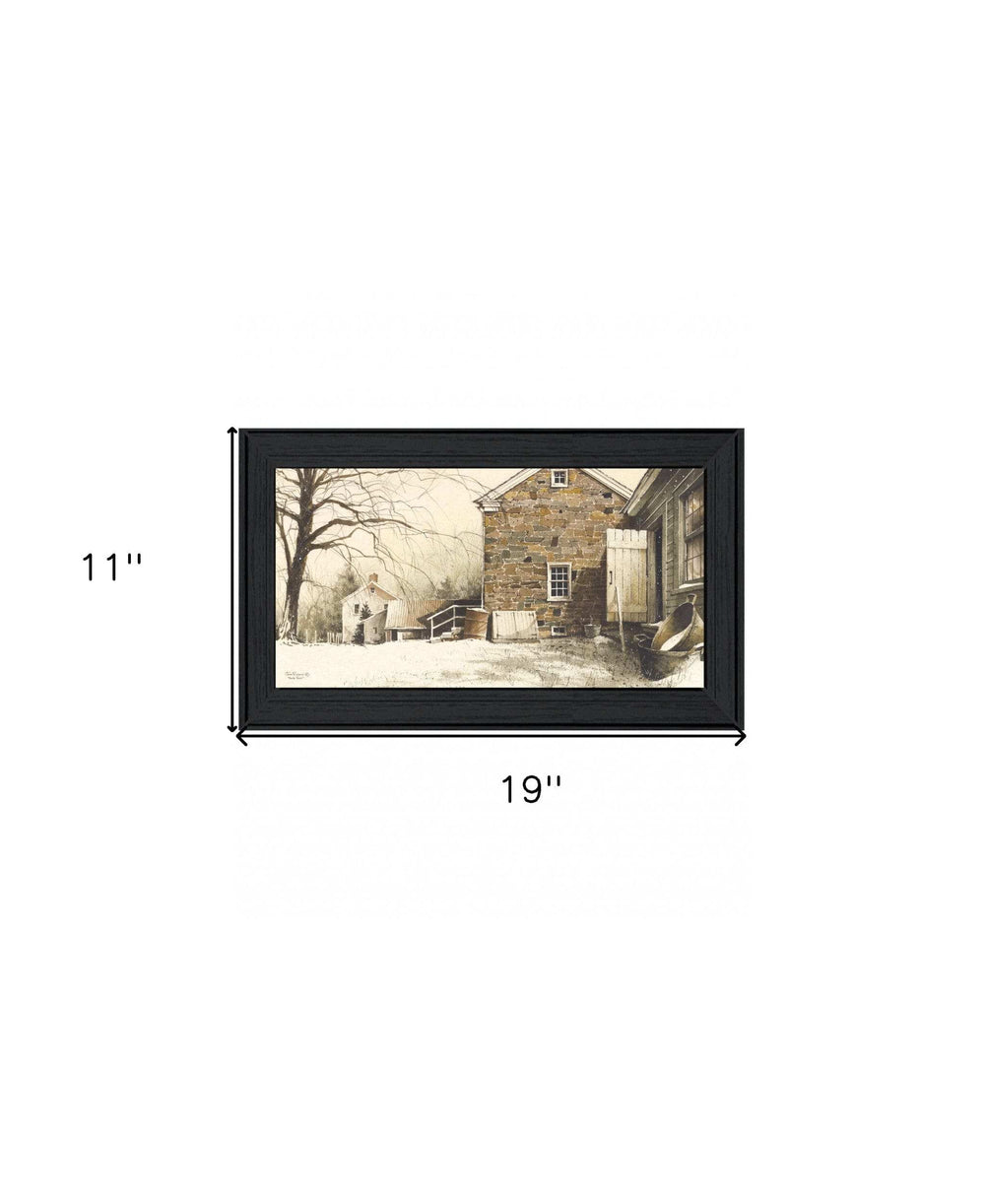 Back Door Black Framed Print Wall Art - Homeroots - Flyclothing LLC