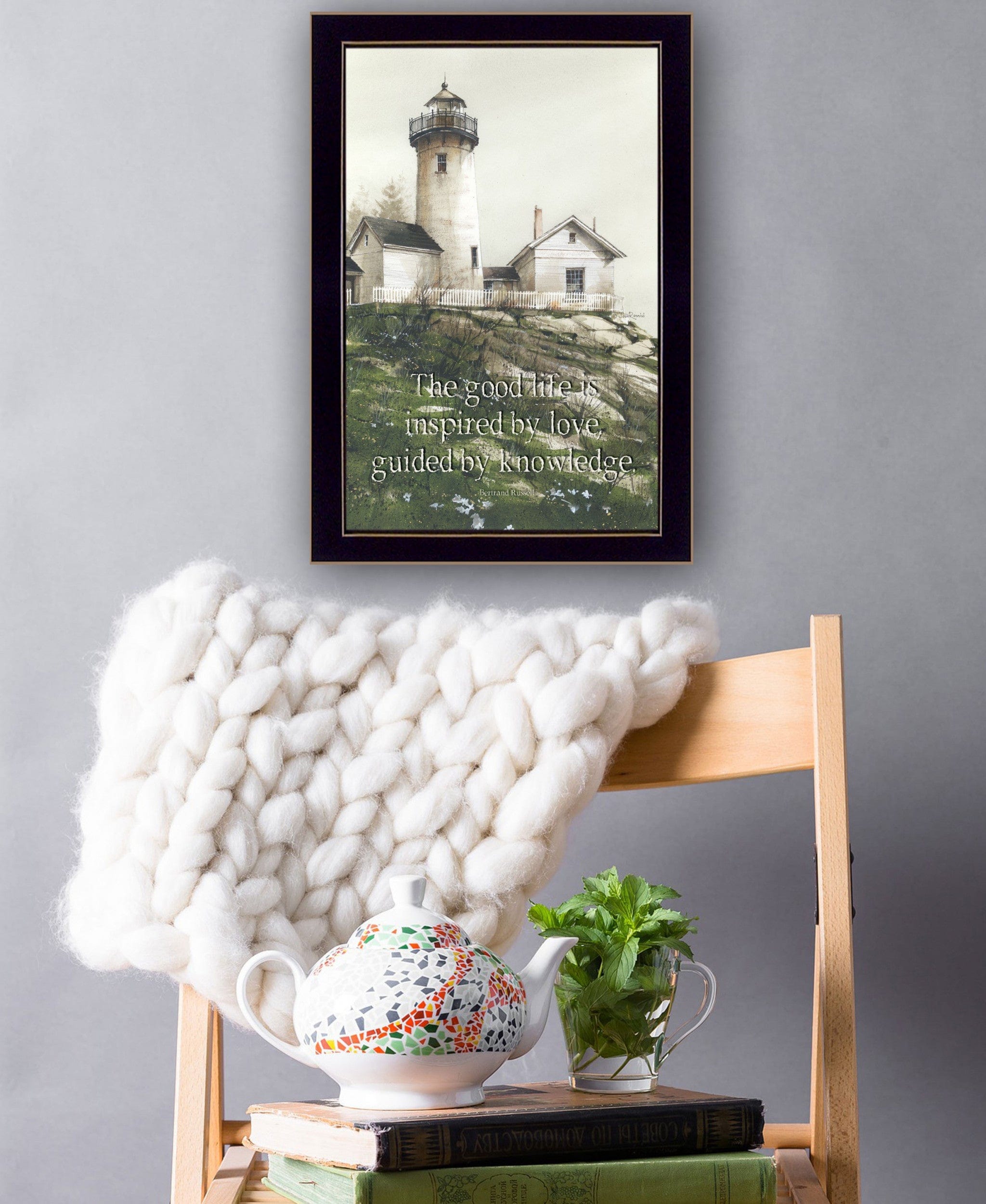 Guided Black Framed Print Wall Art - Homeroots