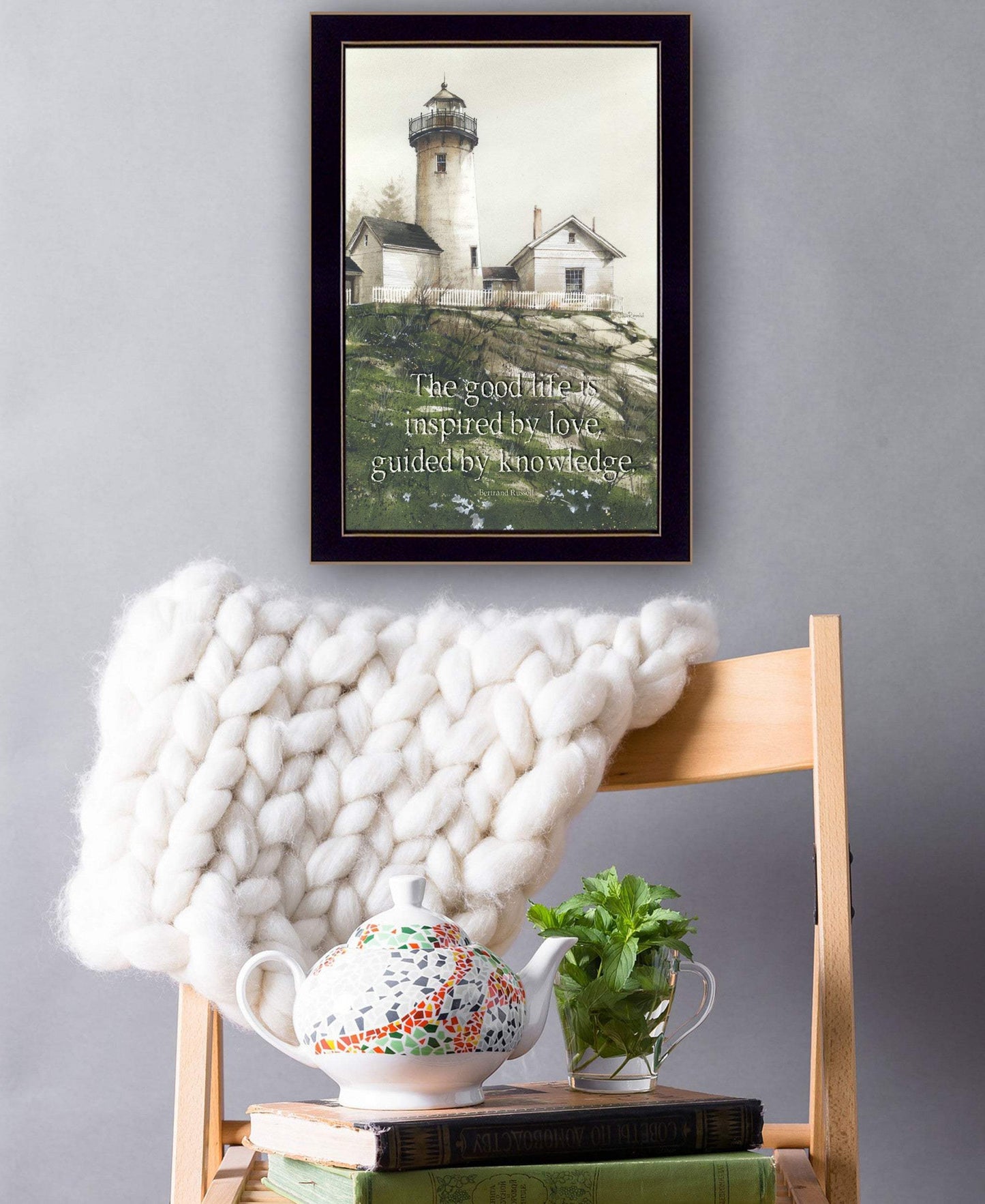 Guided Black Framed Print Wall Art - Homeroots - Flyclothing LLC