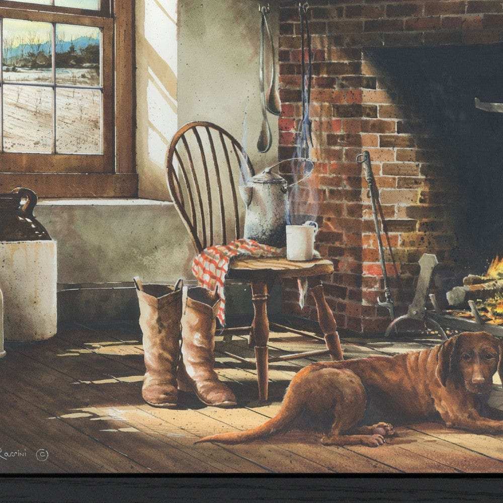 His Morning Coffee 1 Black Framed Print Wall Art - Homeroots - Flyclothing LLC