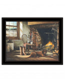 His Morning Coffee 2 Black Framed Print Wall Art - Homeroots