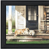 Chase and Molly Black Framed Print Wall Art - Homeroots