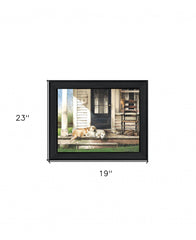 Chase and Molly Black Framed Print Wall Art - Homeroots