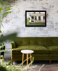 Back Porch Gathering 2 Black Framed Print Wall Art - Homeroots