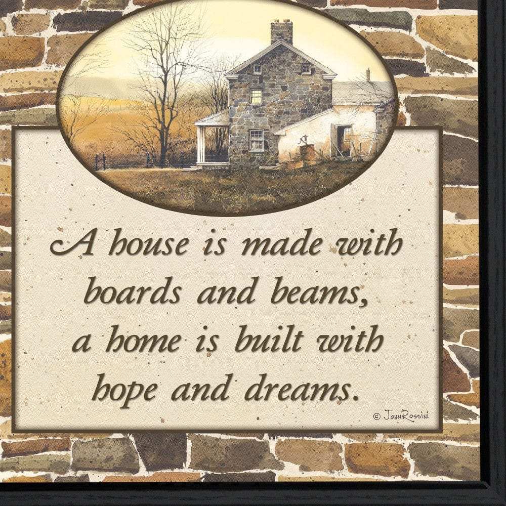 Hope and Dreams 1 Black Framed Print Wall Art - Homeroots - Flyclothing LLC