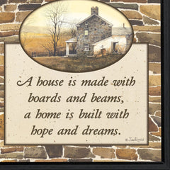 Hope and Dreams 1 Black Framed Print Wall Art - Homeroots