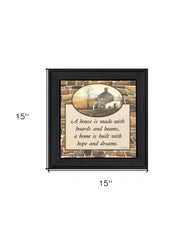 Hope and Dreams 1 Black Framed Print Wall Art - Homeroots