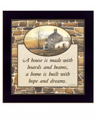 Hope and Dreams 2 Black Framed Print Wall Art - Homeroots