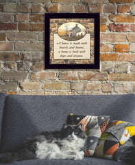 Hope and Dreams 2 Black Framed Print Wall Art - Homeroots