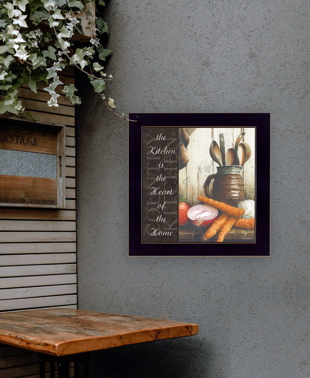 Heart of the Home 2 Black Framed Print Kitchen Wall Art - Homeroots - Flyclothing LLC