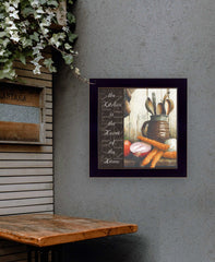 Heart of the Home 2 Black Framed Print Kitchen Wall Art - Homeroots