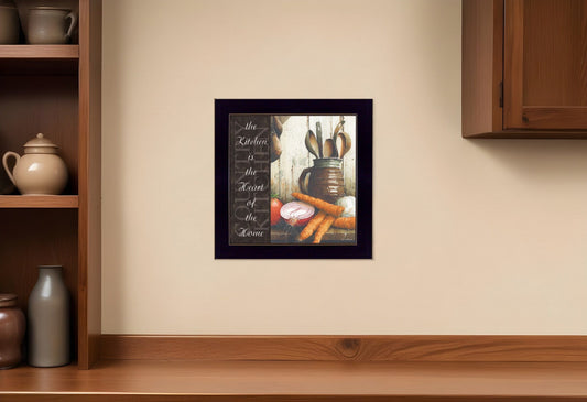 Heart of the Home 2 Black Framed Print Kitchen Wall Art - Homeroots