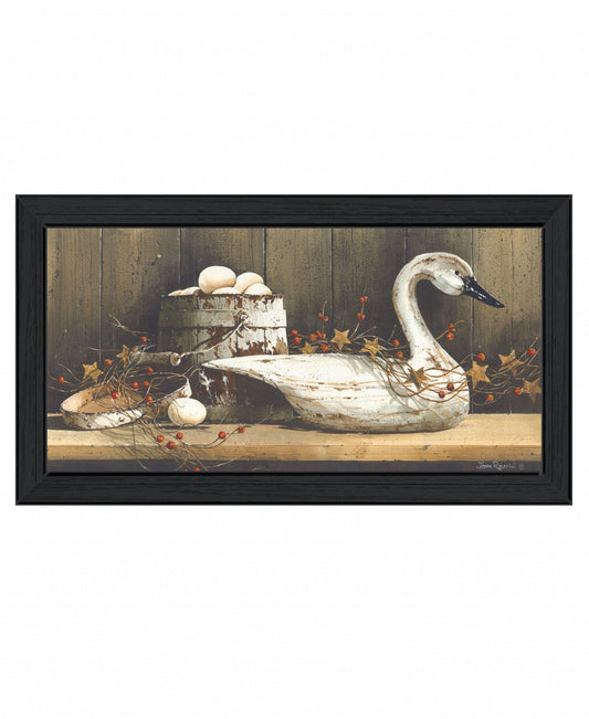 Country Charm Black Framed Print Wall Art - Homeroots